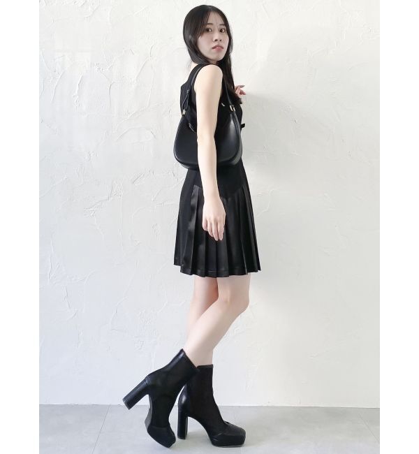 dazzlin「サイドプリーツミニワンピース」|ワンピース|