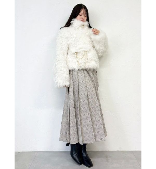 dazzlin「パンツレイヤードプリーツスカート」|スカート|