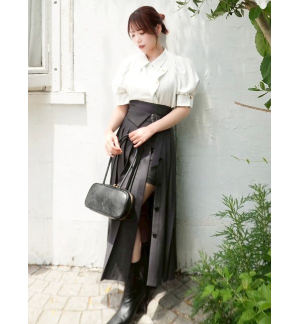 dazzlin「パンツレイヤードプリーツスカート」|スカート|