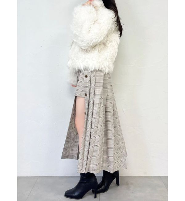 dazzlin「パンツレイヤードプリーツスカート」|スカート|