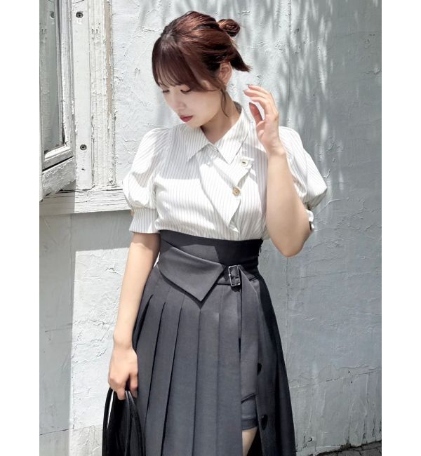 dazzlin「パンツレイヤードプリーツスカート」|スカート|