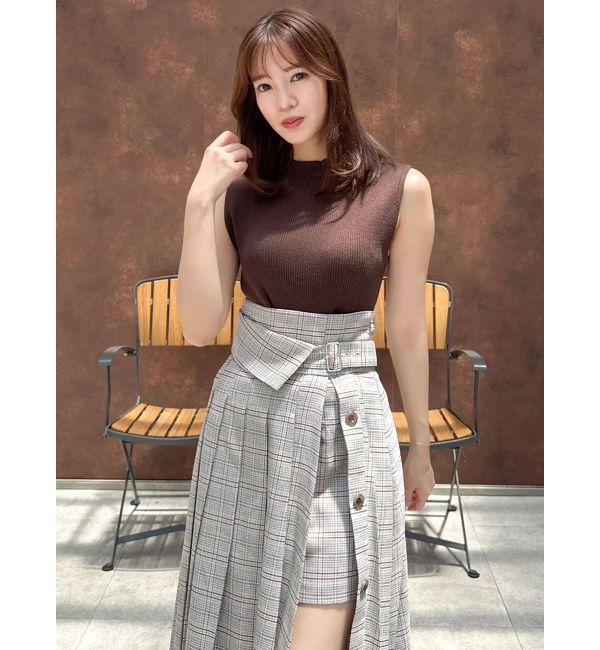 dazzlin「パンツレイヤードプリーツスカート」|スカート|