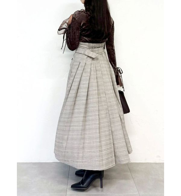 dazzlin「パンツレイヤードプリーツスカート」|スカート|