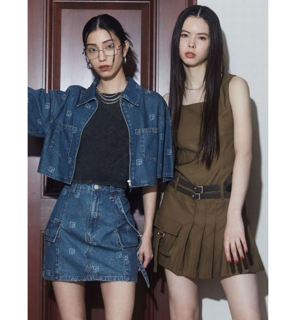 EMODA「ダブルベルトミニワンピース」|ワンピース|