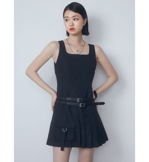 EMODA「ダブルベルトミニワンピース」|ワンピース|