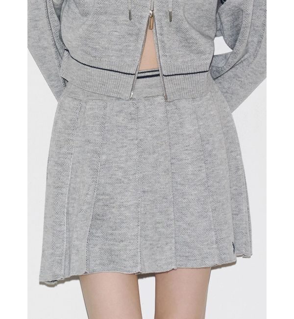 EMODA「プリーツニットミニスカート」|スカート|