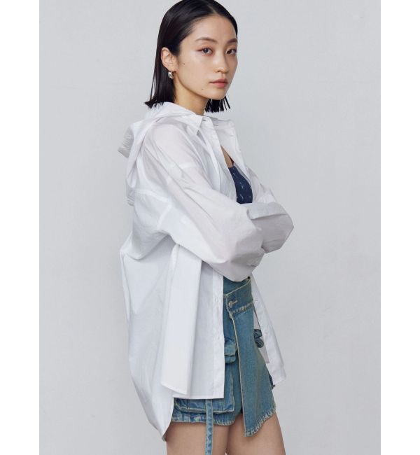 EMODA「ワイドボディフーディシャツ」|シャツ・ブラウス|