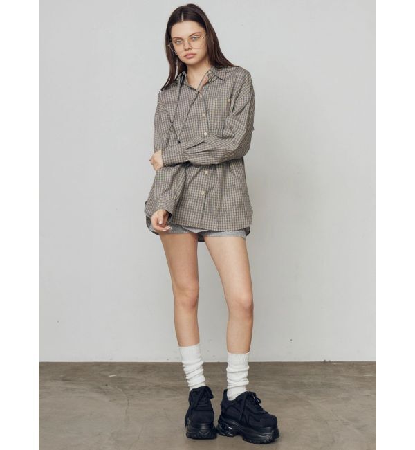 EMODA「ワイドボディフーディシャツ」|シャツ・ブラウス|