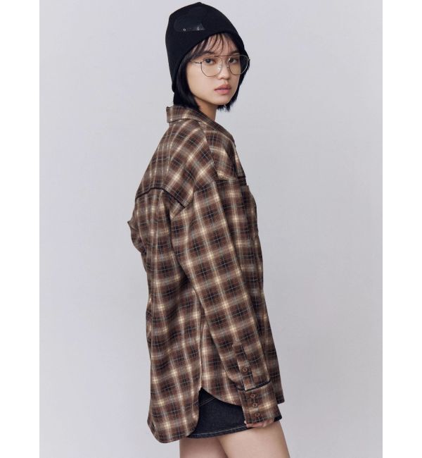 EMODA「エッジレースオーバーシャツ」|シャツ・ブラウス|