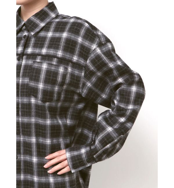 EMODA「エッジレースオーバーシャツ」|シャツ・ブラウス|