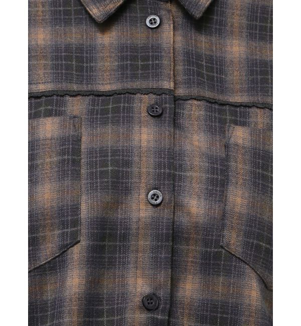 EMODA「エッジレースオーバーシャツ」|シャツ・ブラウス|