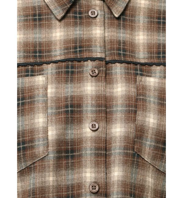 EMODA「エッジレースオーバーシャツ」|シャツ・ブラウス|