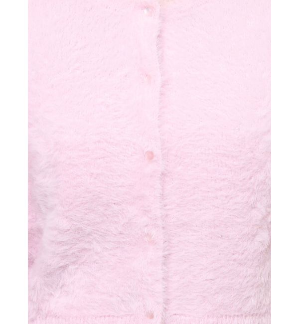 MERCURYDUO「ミニシャギーロングスリーブニットカーディガン」|カーディガン|