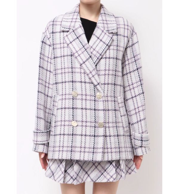 MERCURYDUO「オリジナルロービングチェックPコート」|その他|