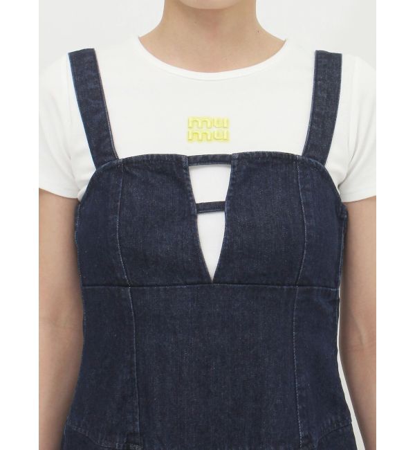 MURUA「デニムジャンパースカート」|ワンピース|