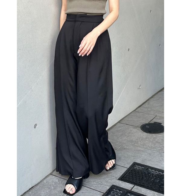 MURUA「サイドタックワイドパンツ【セットアップ着用可】」|その他|ブラック