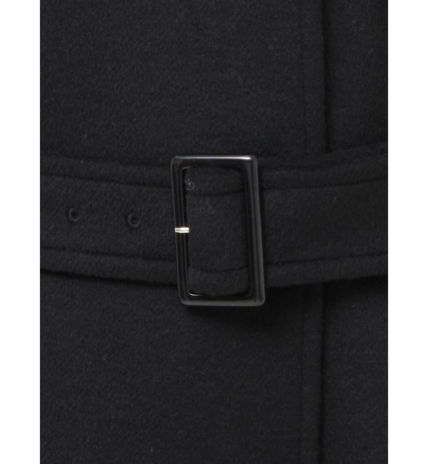 MURUA「スタンドネックダブルカラーコート」|ステンカラーコート|