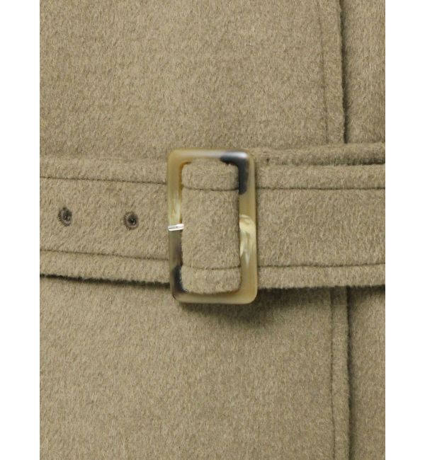 MURUA「スタンドネックダブルカラーコート」|ステンカラーコート|