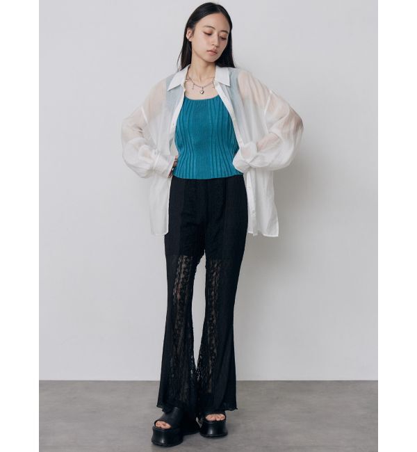 MURUA「レースパッチワークフレアパンツ【WEB限定】」|その他|