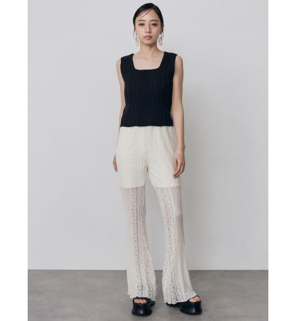 MURUA「レースパッチワークフレアパンツ【WEB限定】」|その他|