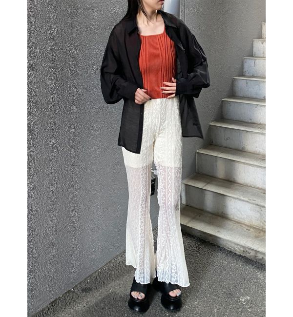 MURUA「レースパッチワークフレアパンツ【WEB限定】」|その他|