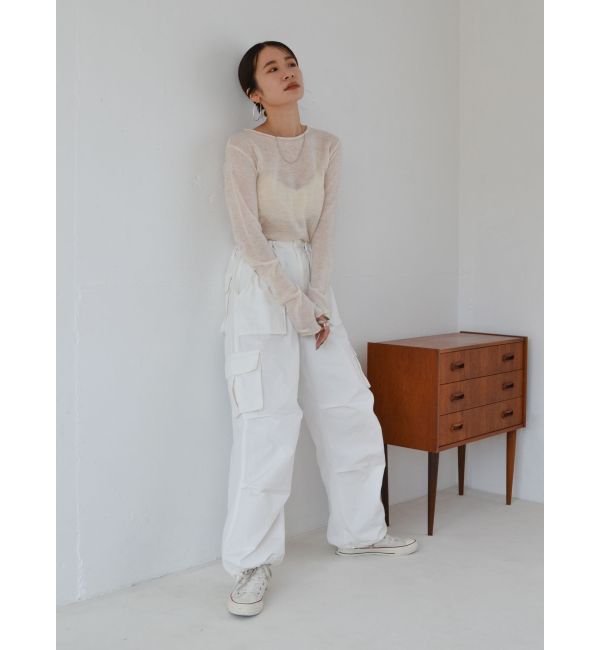 Ungrid「モヘア混シアーニット」|ニット・セーター|