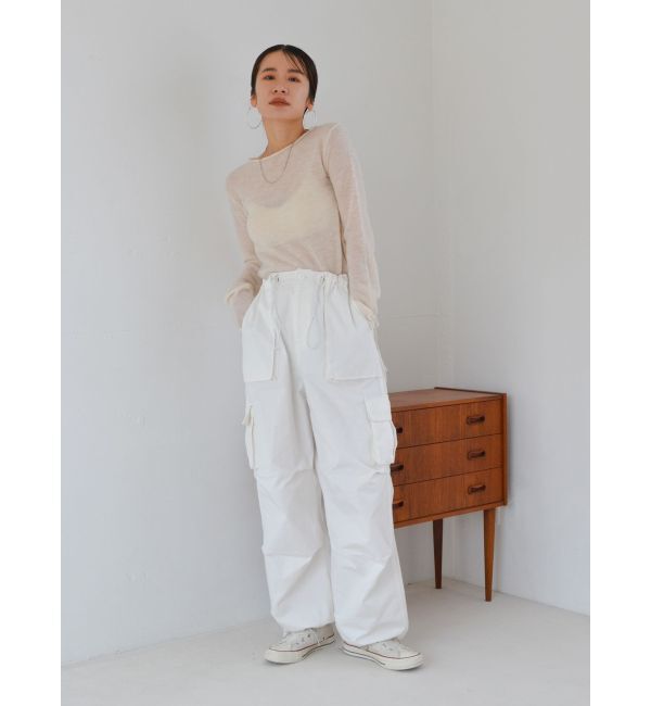 Ungrid「モヘア混シアーニット」|ニット・セーター|