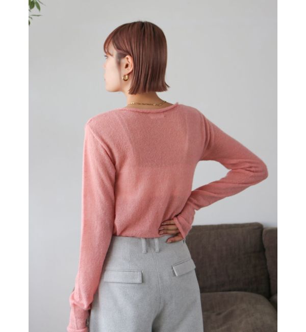 Ungrid「モヘア混シアーニット」|ニット・セーター|