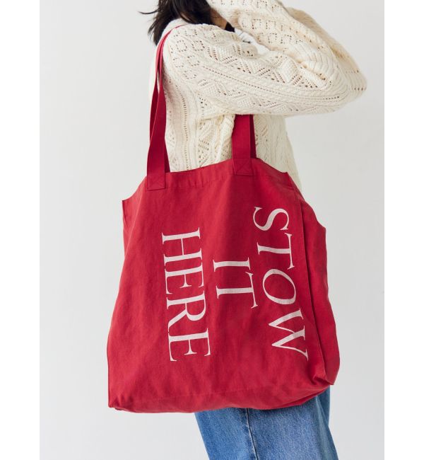 Ungrid「ビッグロゴトートバッグ」|トートバッグ|レッド
