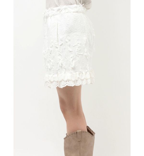 Ungrid「コットンレースパッチワークショートパンツ」|その他|