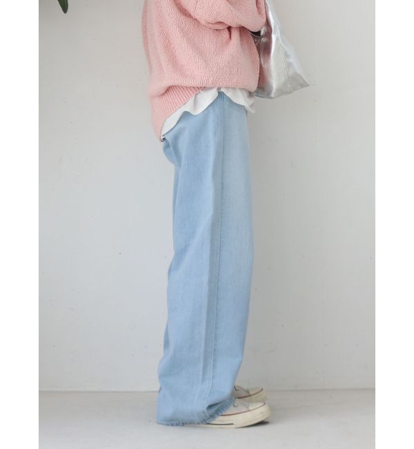 Ungrid「ライトオンスストレートデニム」|デニム|