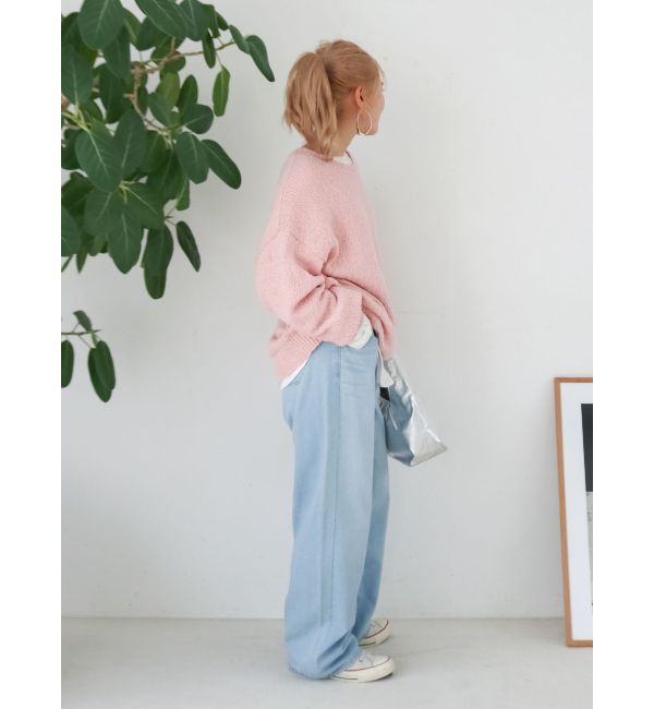 Ungrid「ライトオンスストレートデニム」|デニム|