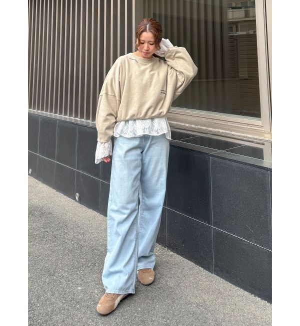 Ungrid「ライトオンスストレートデニム」|デニム|