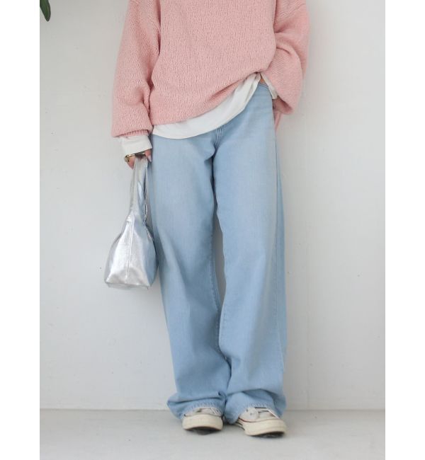 Ungrid「ライトオンスストレートデニム」|デニム|