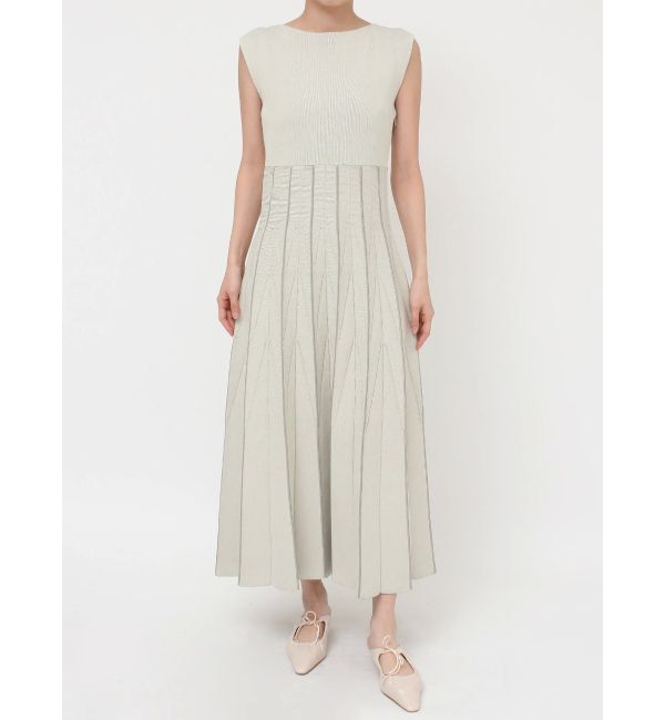 LAGUNAMOON「ジオメトリックフォルムニットワンピース」|ワンピース|