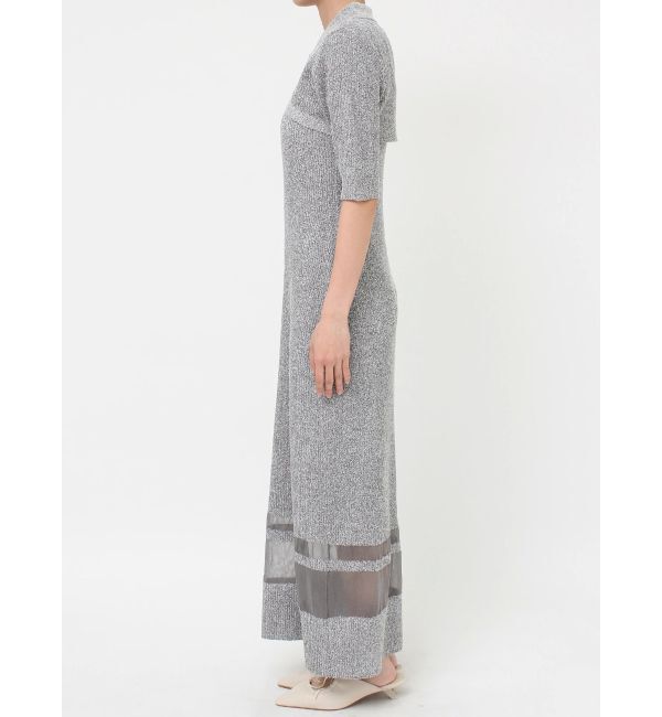 LAGUNAMOON「【riiさんコラボカラー・サイズあり】クロップドカーデセットニットワンピース」|ワンピース|