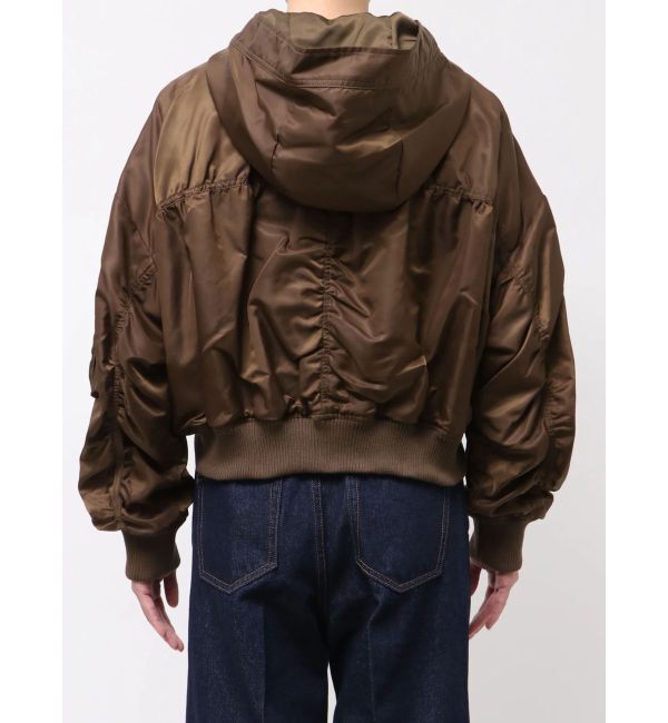 LAGUNAMOON「ショートMA-1」|ブルゾン・スタジャン|