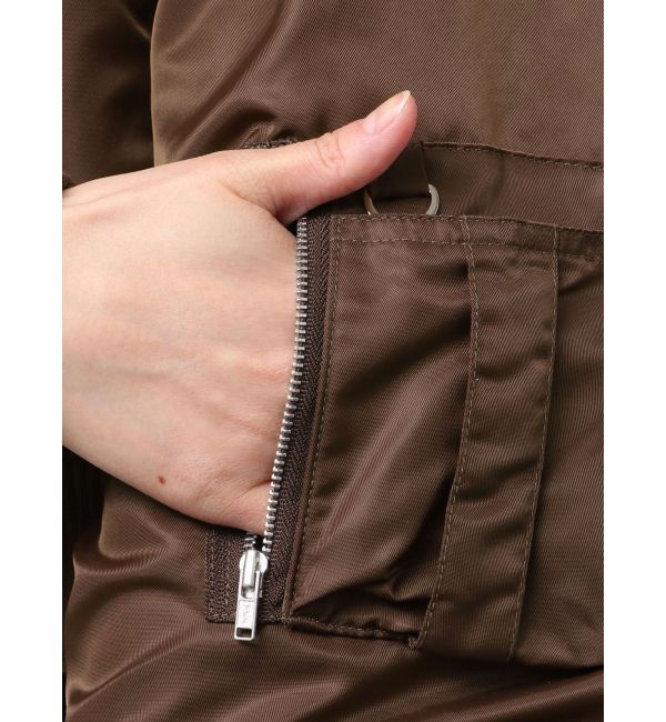 LAGUNAMOON「ショートMA-1」|ブルゾン・スタジャン|