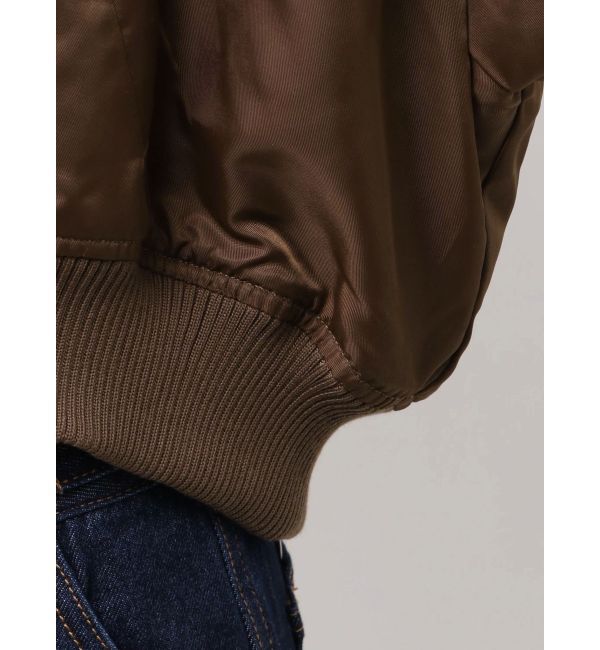 LAGUNAMOON「ショートMA-1」|ブルゾン・スタジャン|