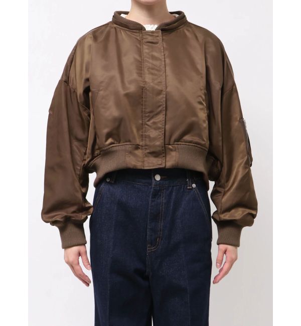 LAGUNAMOON「ショートMA-1」|ブルゾン・スタジャン|