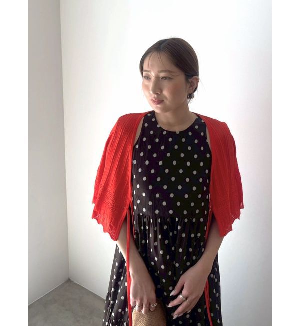 LAGUNAMOON「スカラップヘムレースニットアンサンブル」|ニット・セーター|