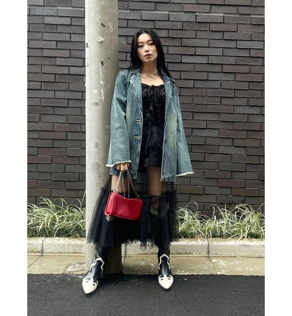 EVRIS「チュールキャミワンピース」|ワンピース|