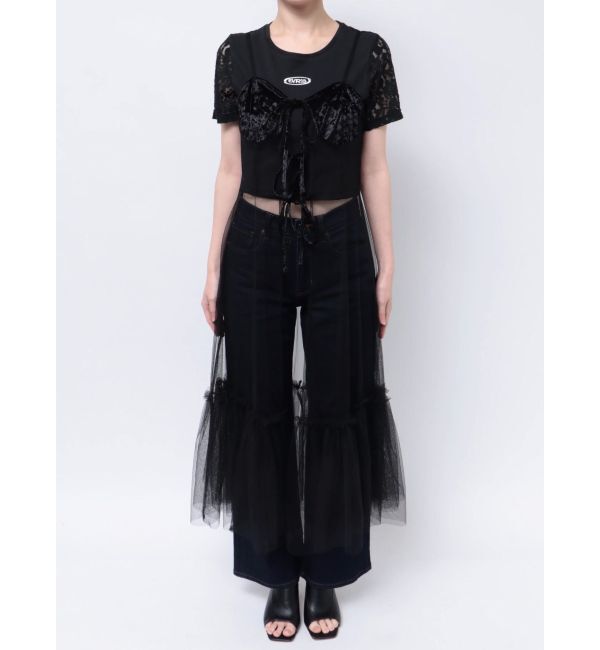 EVRIS「チュールキャミワンピース」|ワンピース|