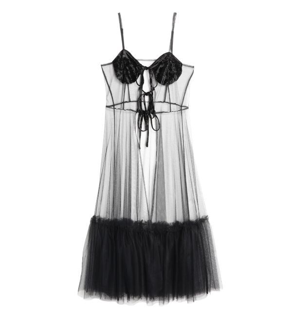 EVRIS「チュールキャミワンピース」|ワンピース|