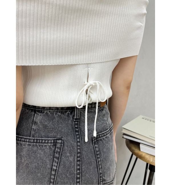 EVRIS「オフショルリブニットトップス」|ニット・セーター|