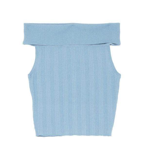 EVRIS「オフショルリブニットトップス」|ニット・セーター|