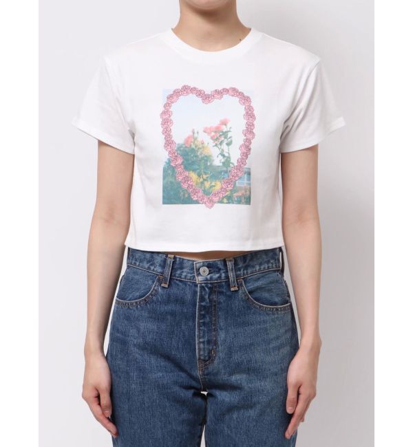 jouetie「フラワーフォトフィットTシャツ」|Tシャツ・カットソー|