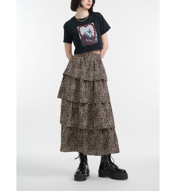 jouetie「フラワーフォトフィットTシャツ」|Tシャツ・カットソー|