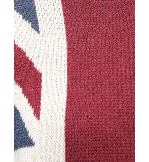 jouetie「UnionJackジャガードルーズニット」|ニット・セーター|