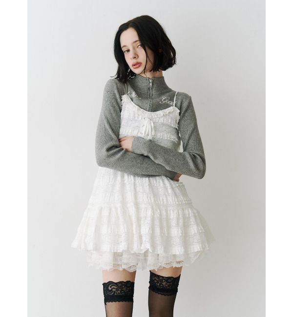 jouetie「ボリュームレースキャミワンピース」|ワンピース|